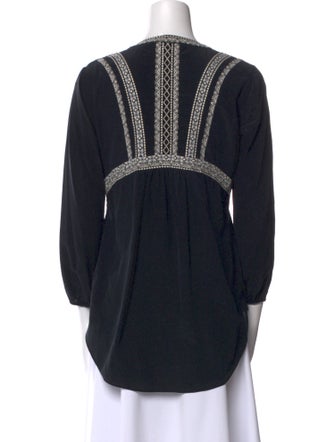 Veronica Beard Silk Printed Tunic