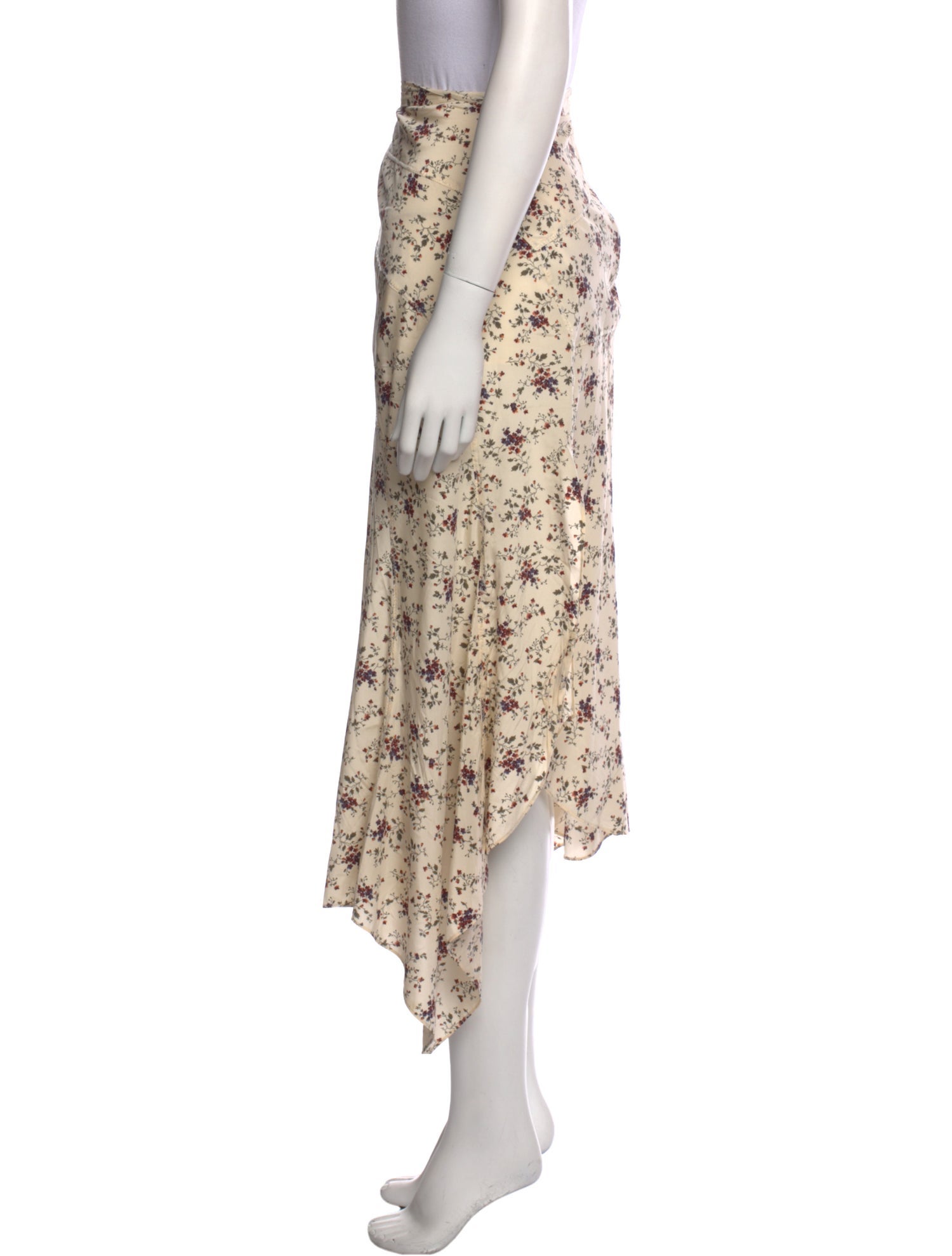 Veronica Beard Silk Midi Length Skirt