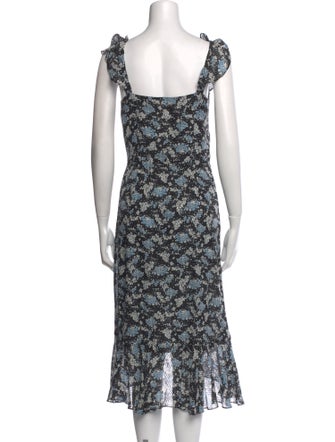 Veronica Beard Silk Midi Length Dress