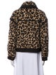 Veronica Beard Animal Print Faux Fur Jacket