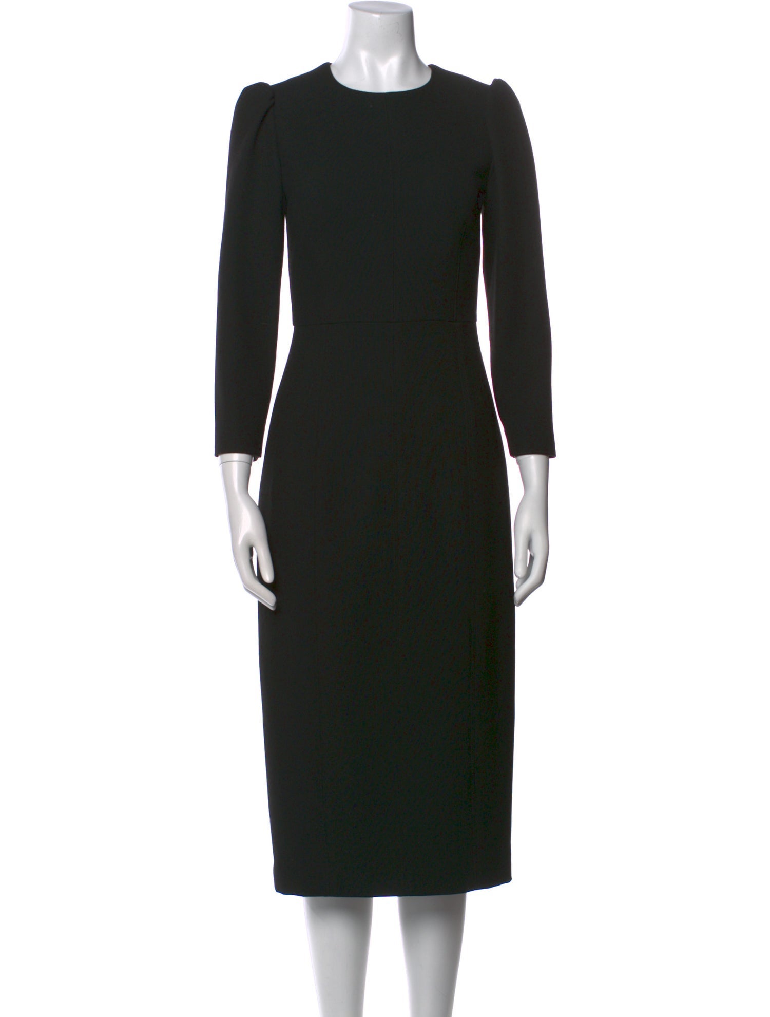 Veronica Beard Crew Neck Midi Length Dress