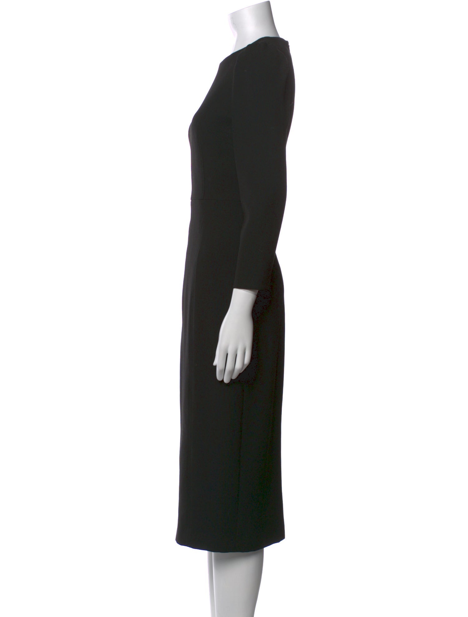 Veronica Beard Crew Neck Midi Length Dress