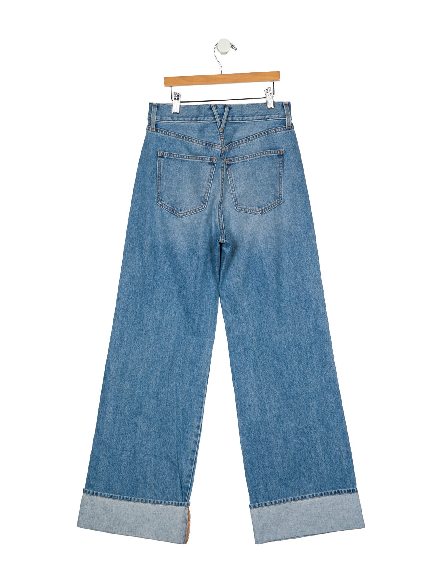 Veronica Beard High-Rise Wide Leg Jeans