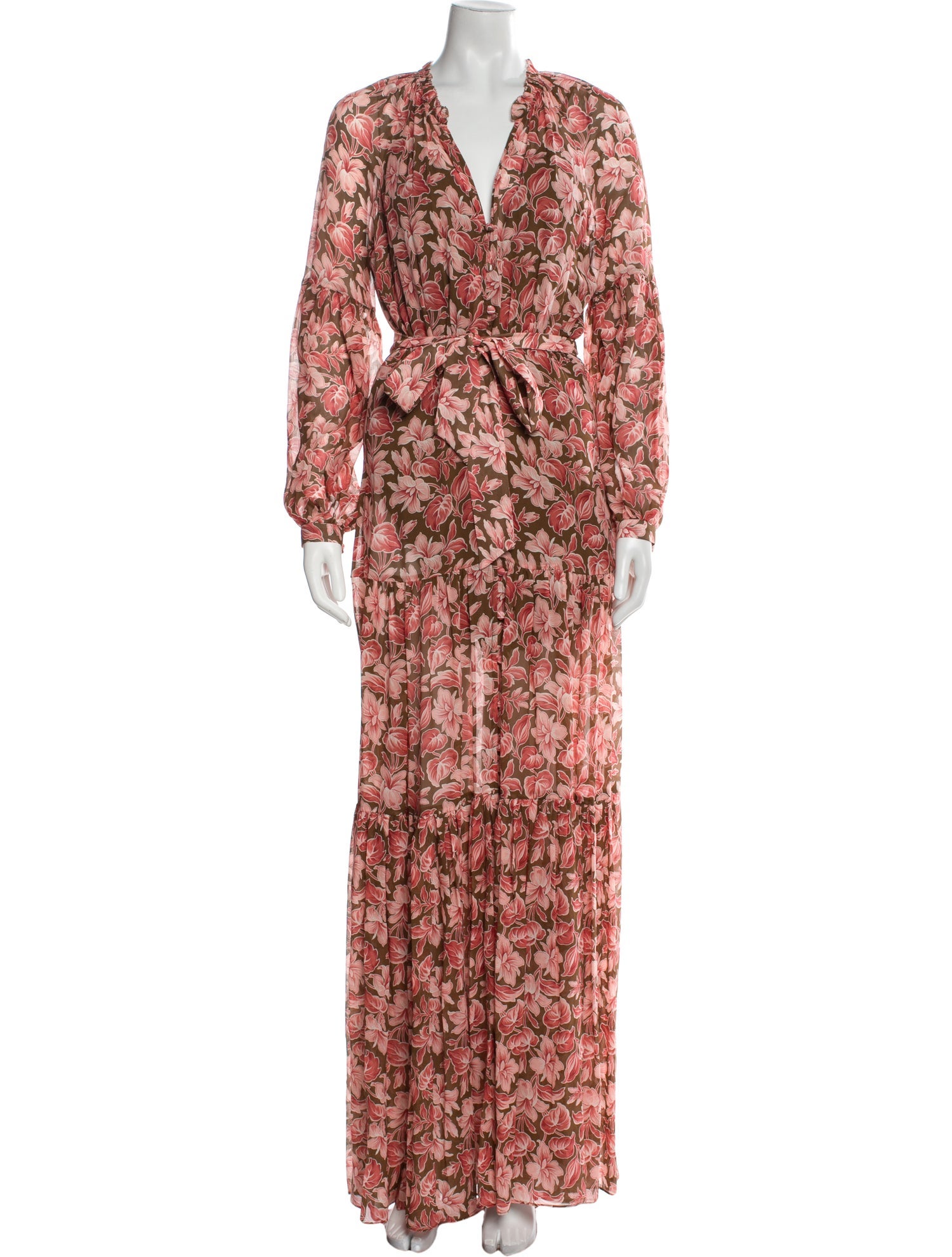 Veronica Beard Silk Long Dress