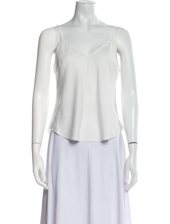 Veronica Beard V-Neck Sleeveless Top