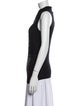 Veronica Beard Mock Neck Sleeveless Top