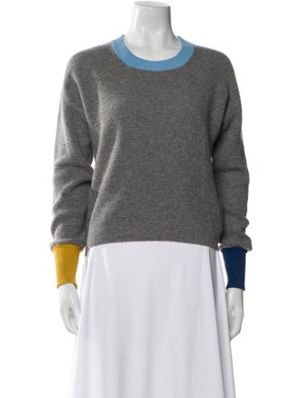 Veronica Beard Merino Wool Crew Neck Sweater