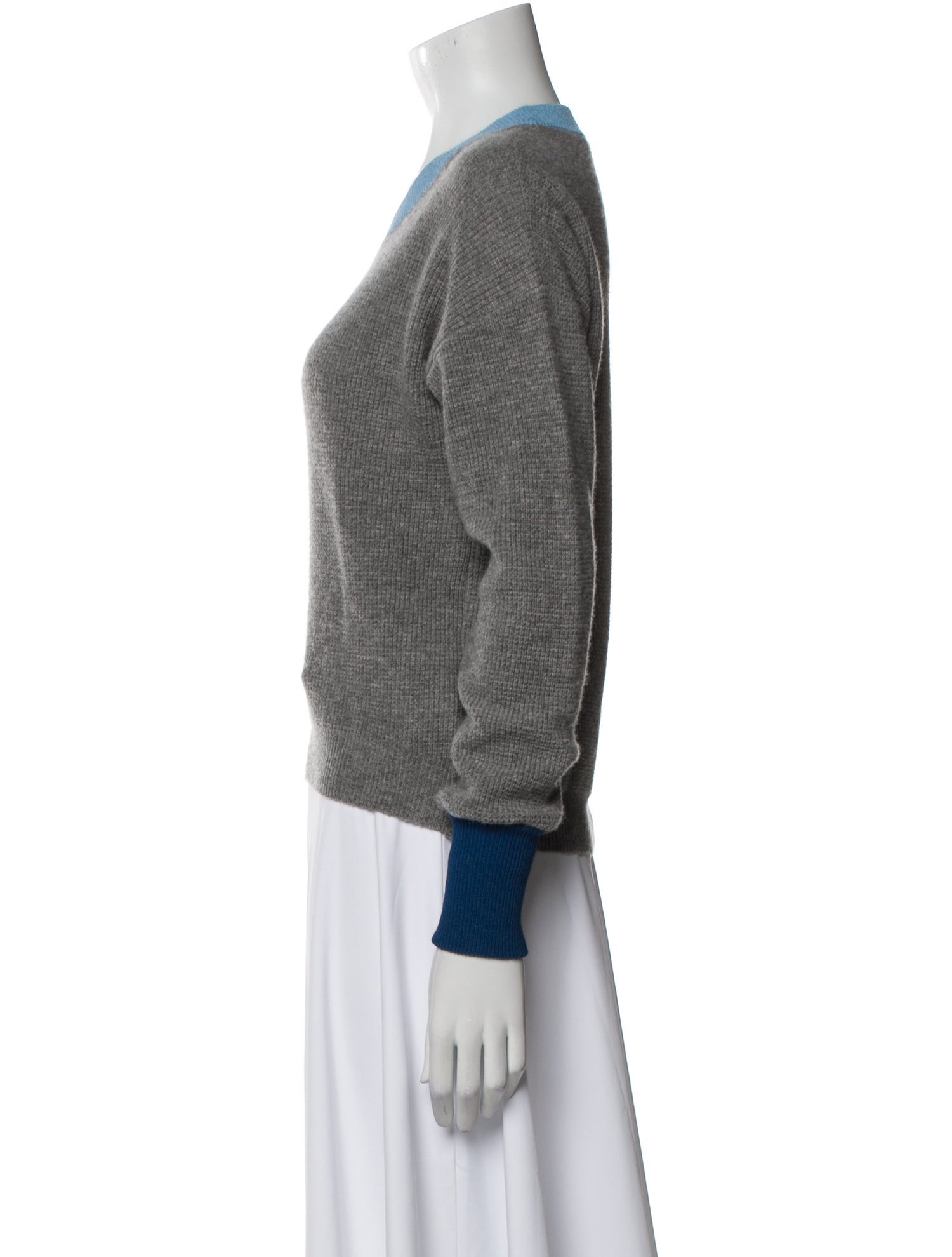 Veronica Beard Merino Wool Crew Neck Sweater