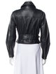 Veronica Beard Lamb Leather Biker Jacket