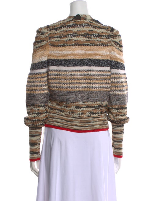 Veronica Beard Striped V-Neck Sweater