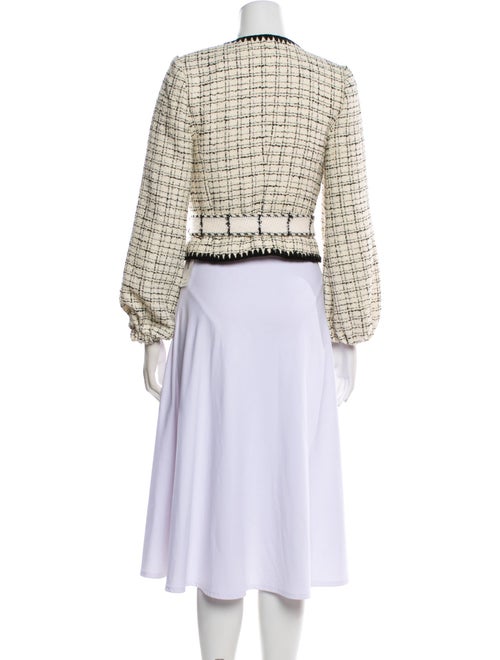 Veronica Beard Tweed Pattern Evening Jacket