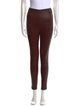Veronica Beard Lamb Leather Skinny Leg Pants