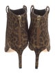 Veronica Beard Suede Animal Print Western Boots