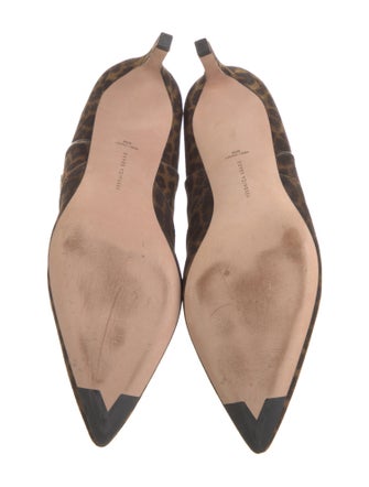 Veronica Beard Suede Animal Print Western Boots