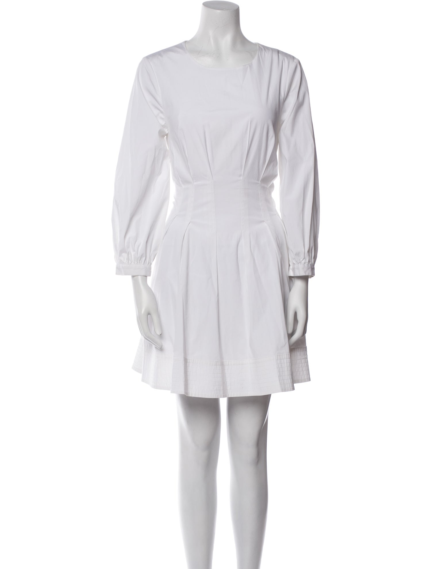 Veronica Beard Scoop Neck Mini Dress