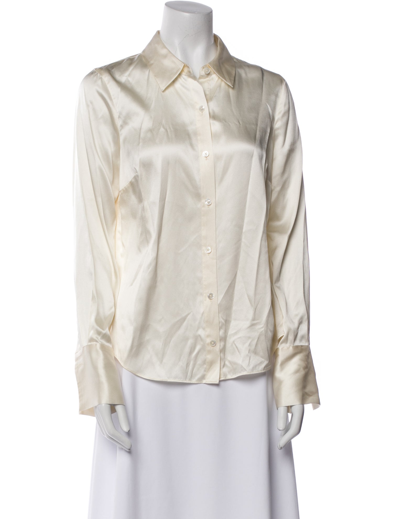Veronica Beard Long Sleeve Button-Up Top
