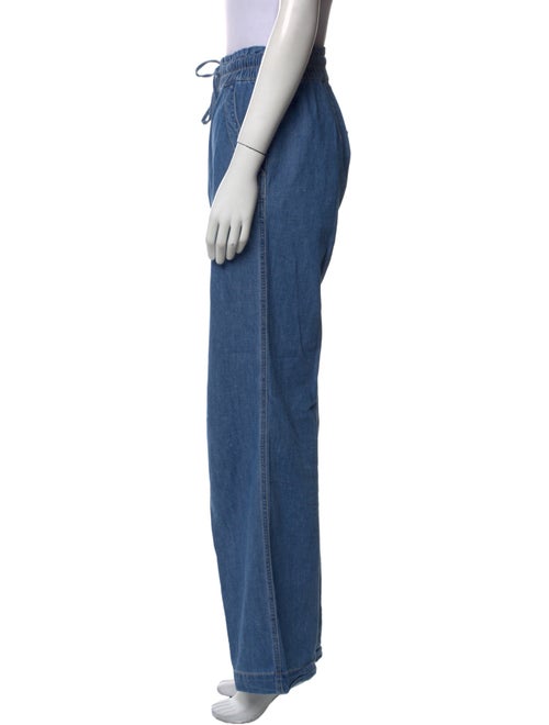 Veronica Beard High-Rise Wide Leg Jeans