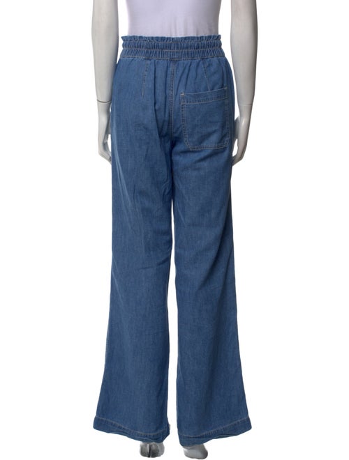 Veronica Beard High-Rise Wide Leg Jeans