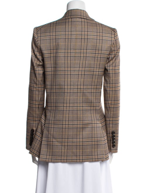 Veronica Beard Plaid Print Blazer