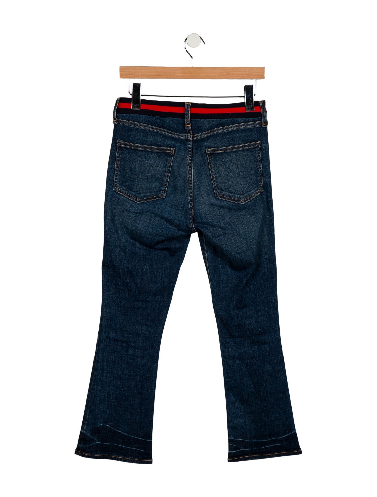 Veronica Beard Mid-Rise Straight Leg Jeans