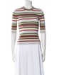 Veronica Beard Striped Crew Neck Sweater