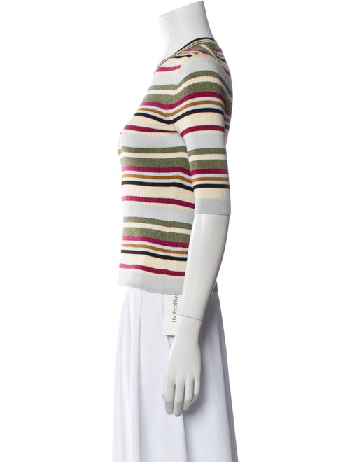 Veronica Beard Striped Crew Neck Sweater