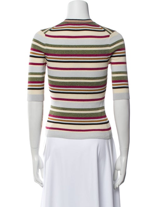 Veronica Beard Striped Crew Neck Sweater