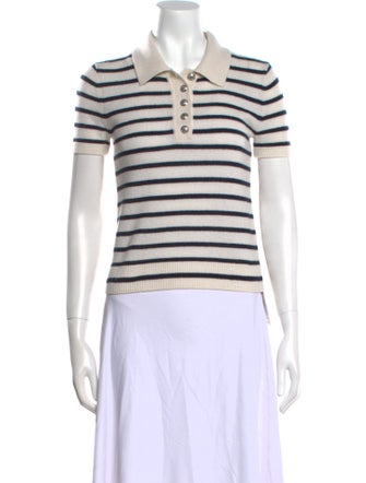Veronica Beard Cashmere Striped Sweater