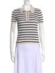 Veronica Beard Cashmere Striped Sweater