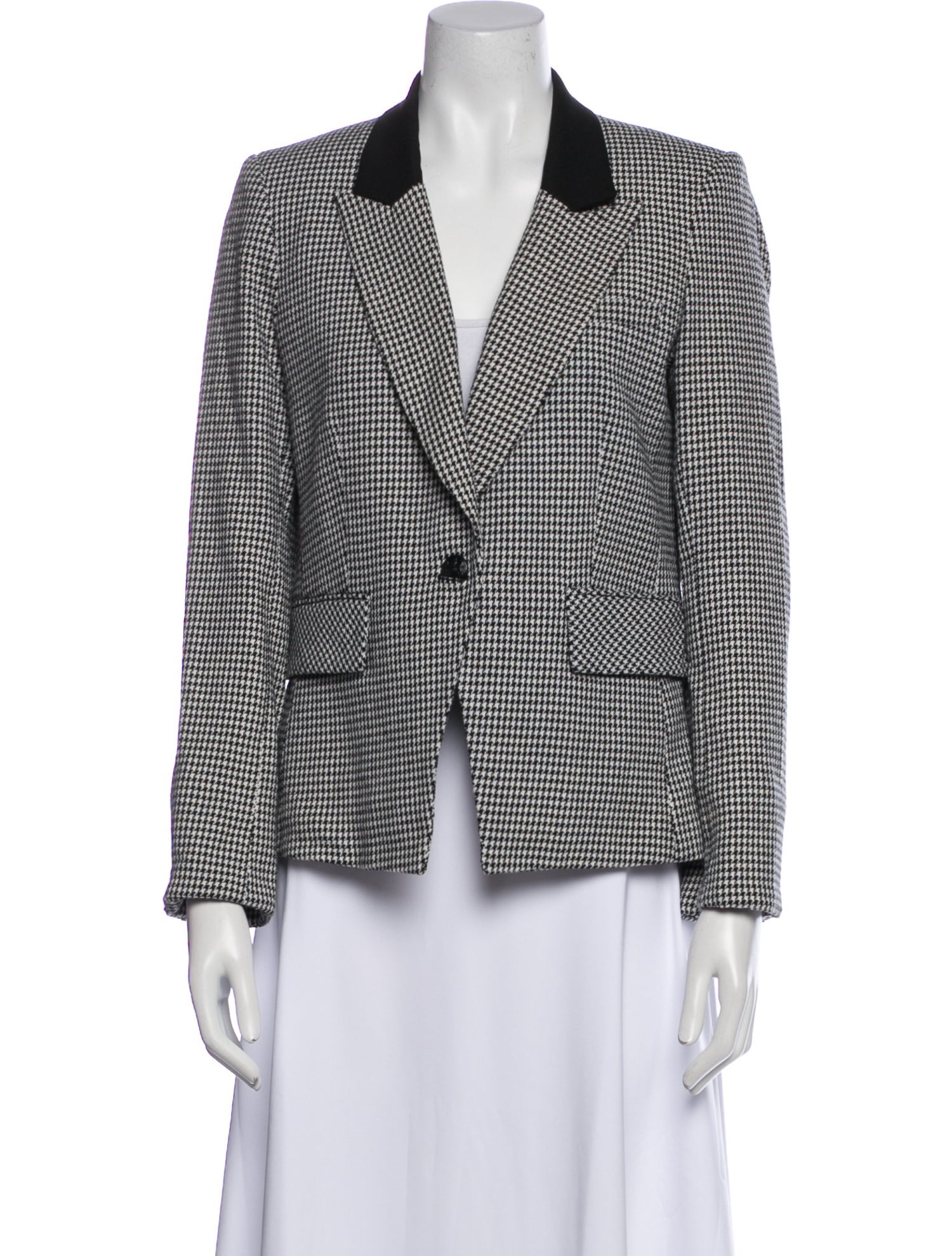 Veronica Beard Houndstooth Print Blazer