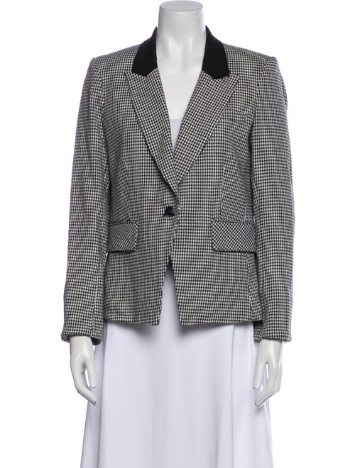 Veronica Beard Houndstooth Print Blazer