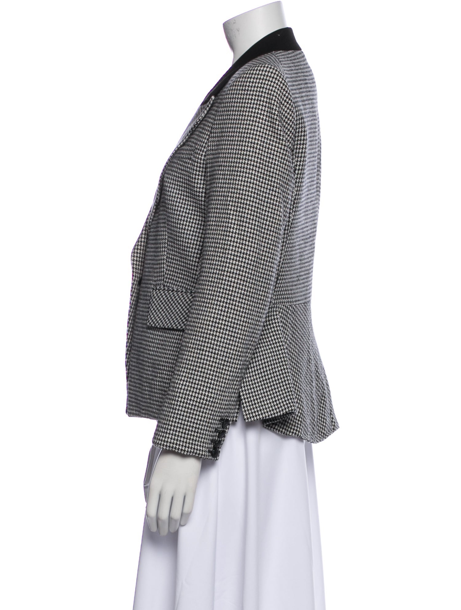 Veronica Beard Houndstooth Print Blazer