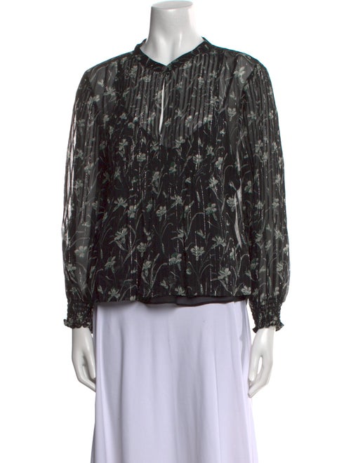 Veronica Beard Silk Printed Blouse