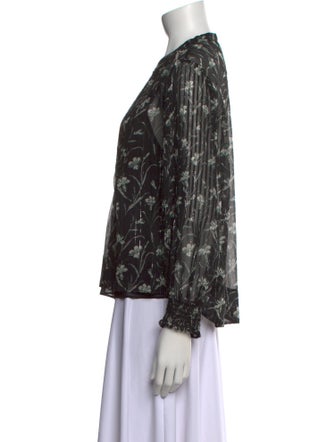 Veronica Beard Silk Printed Blouse