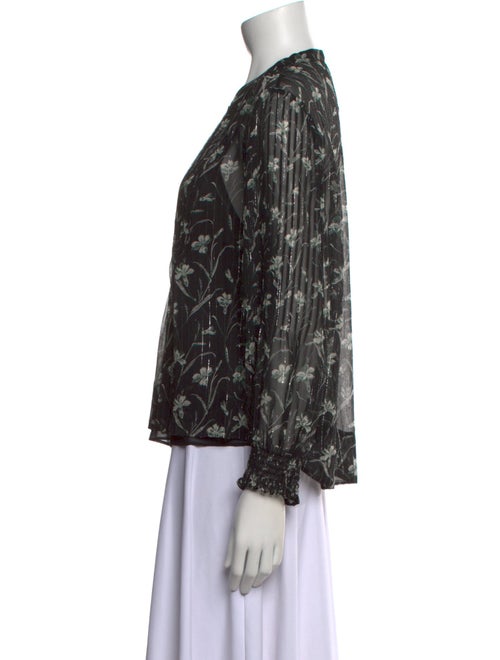 Veronica Beard Silk Printed Blouse
