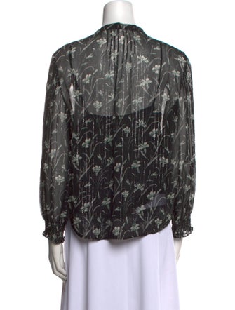 Veronica Beard Silk Printed Blouse