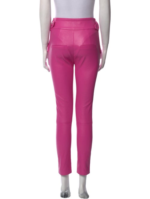 Veronica Beard Leather Skinny Leg Pants