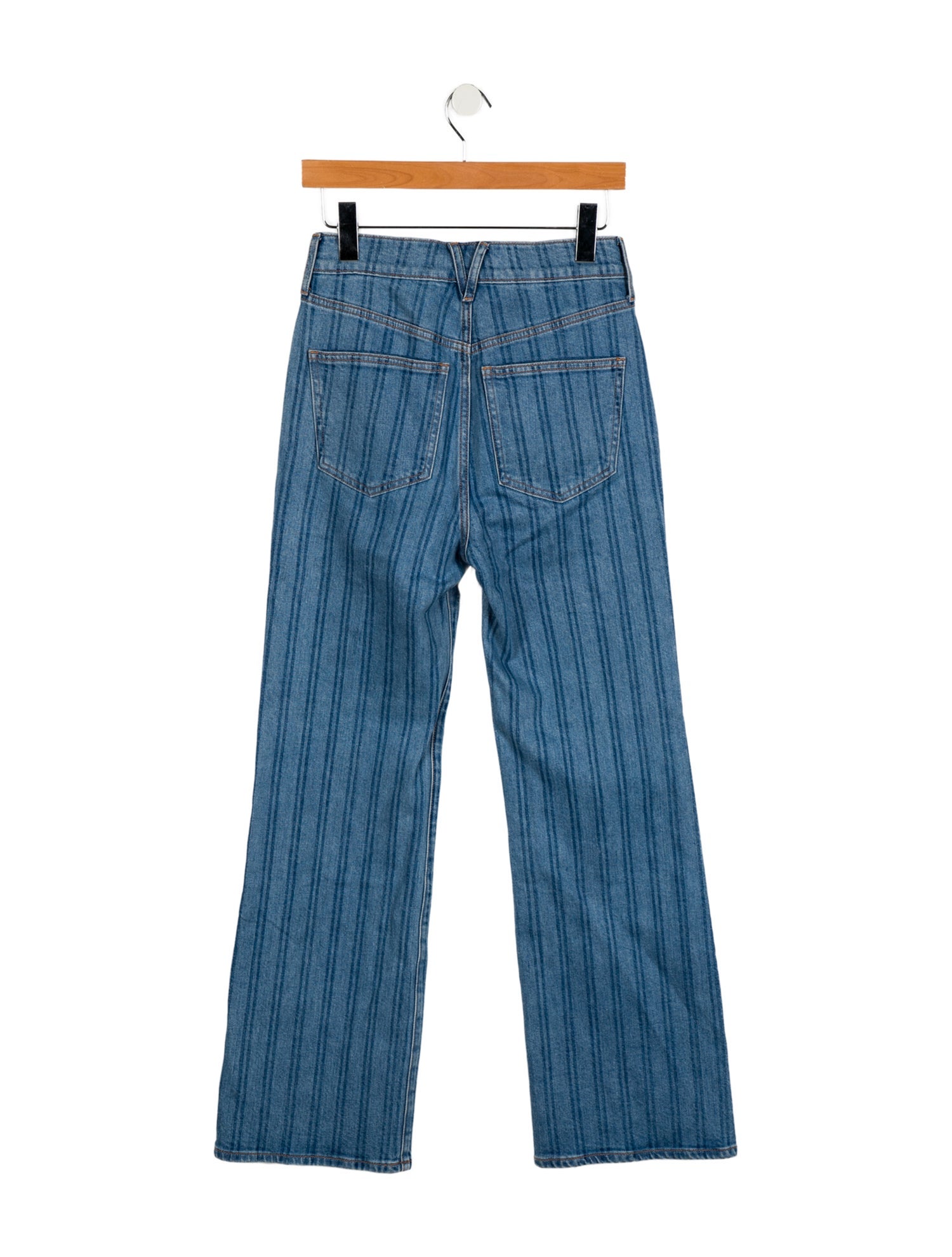 Veronica Beard High-Rise Wide Leg Jeans
