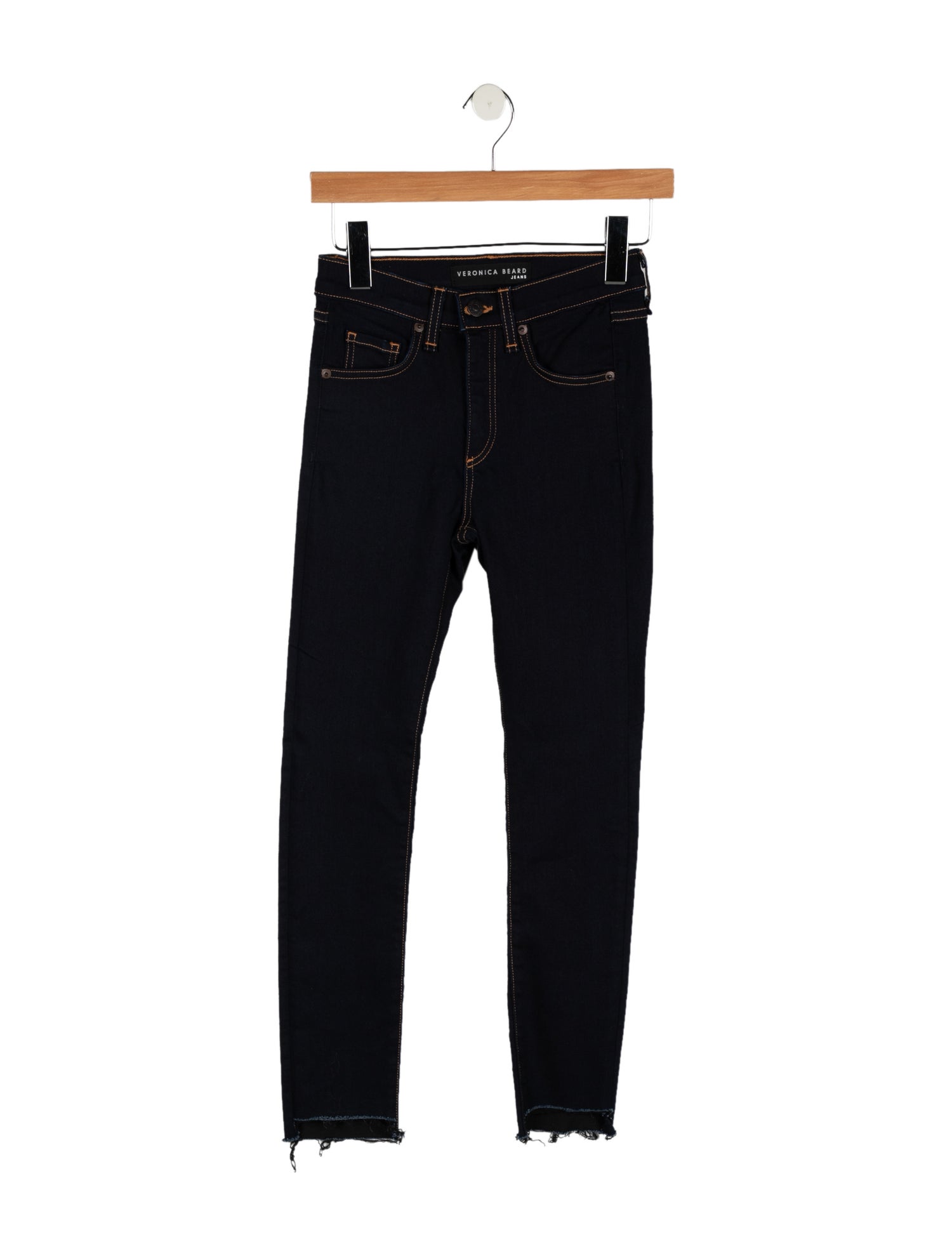 Veronica Beard Mid-Rise Skinny Leg Jeans