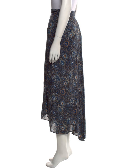 Veronica Beard Floral Print Midi Length Skirt