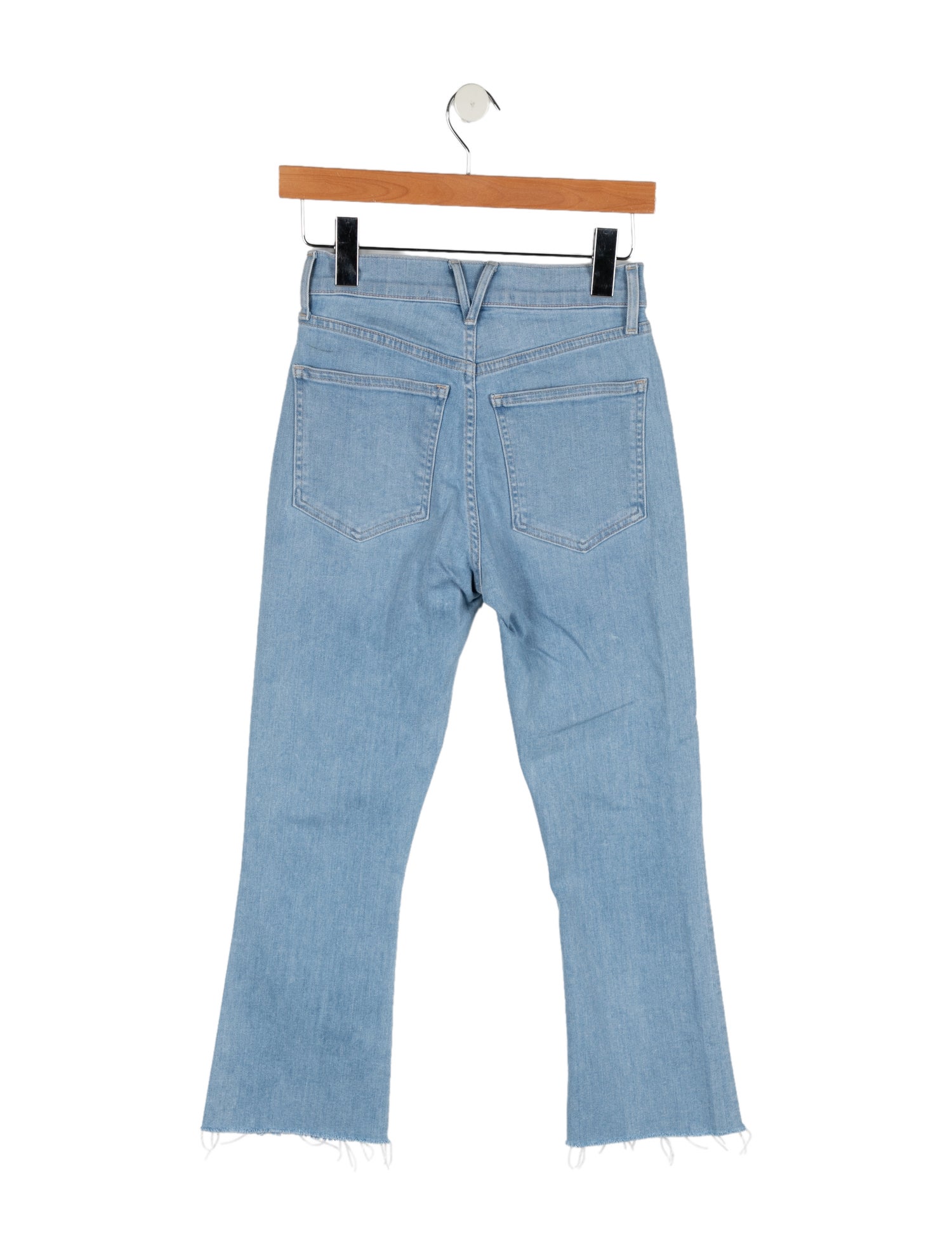 Veronica Beard Mid-Rise Straight Leg Jeans