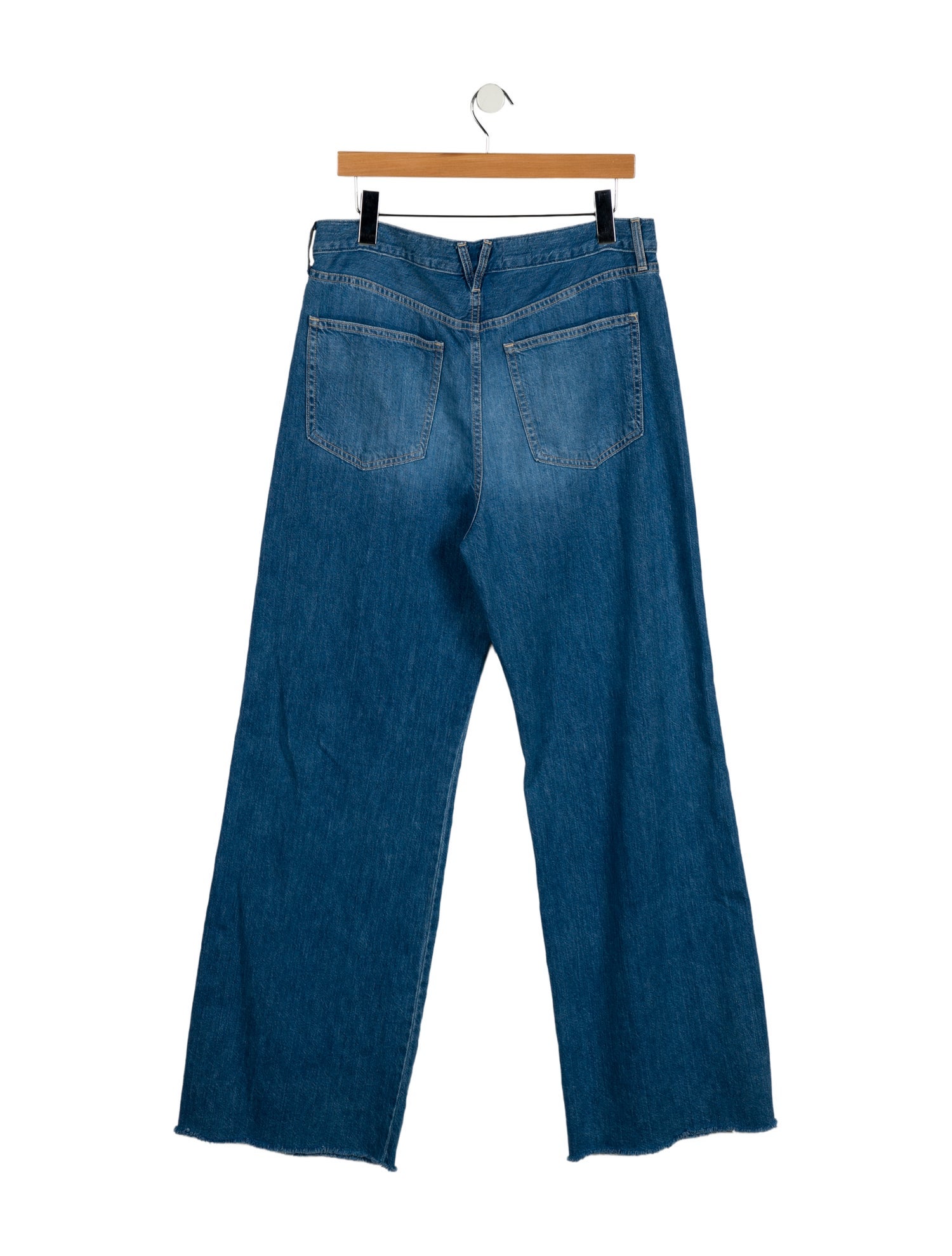 Veronica Beard High-Rise Wide Leg Jeans