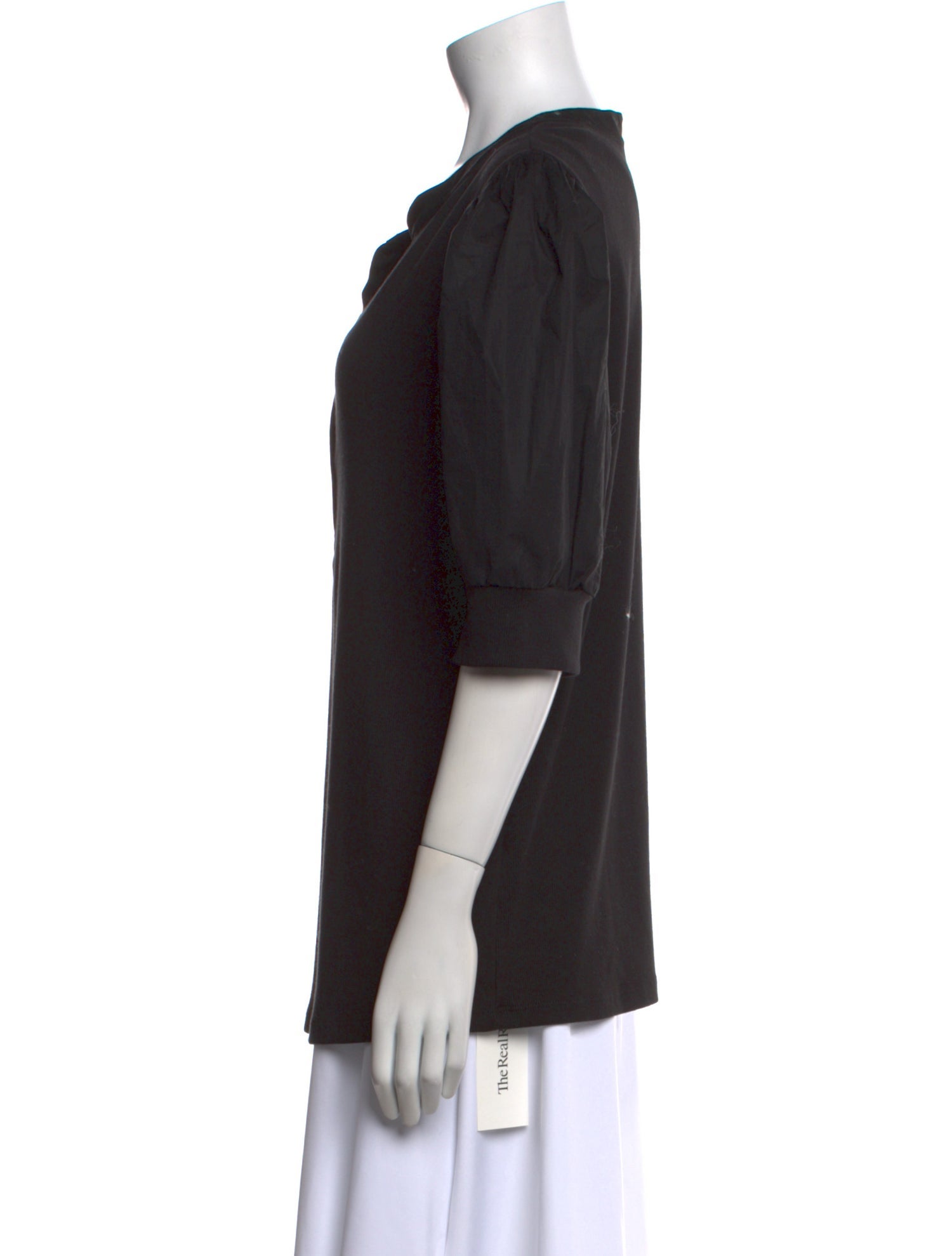 Veronica Beard V-Neck Three-Quarter Sleeve Tunic