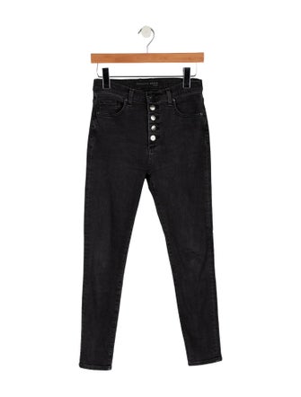 Veronica Beard Mid-Rise Skinny Leg Jeans