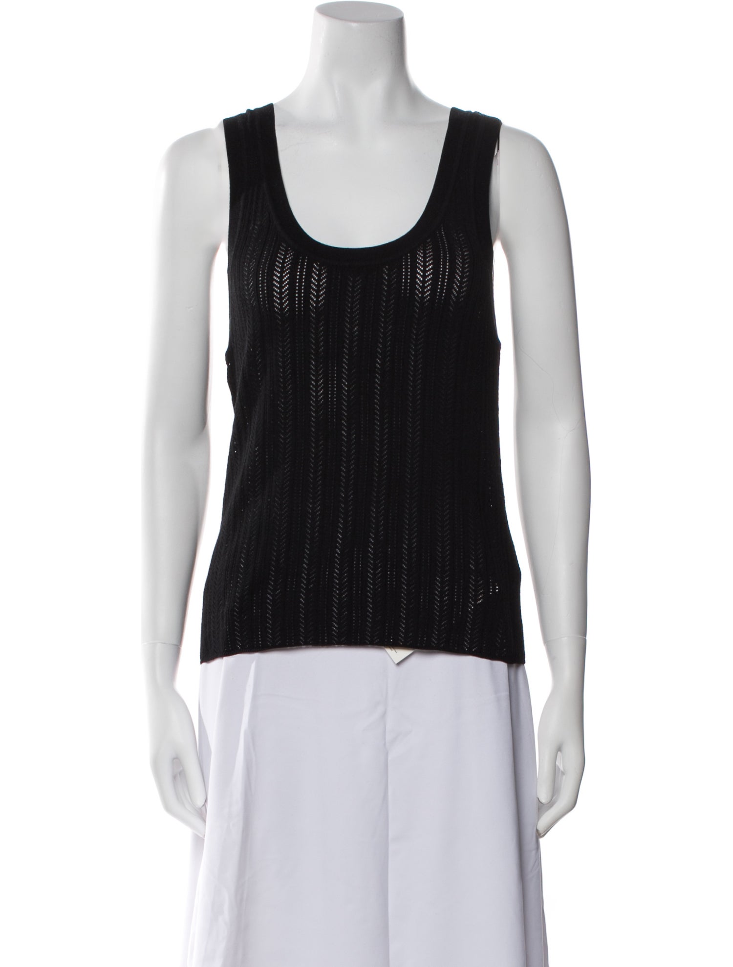 Veronica Beard Scoop Neck Sleeveless Top