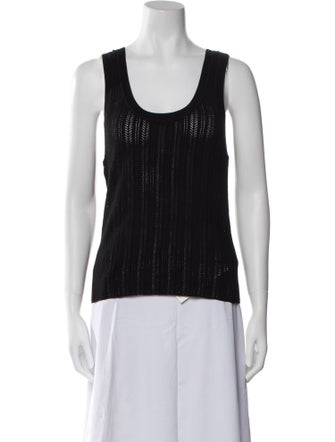 Veronica Beard Scoop Neck Sleeveless Top