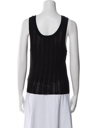 Veronica Beard Scoop Neck Sleeveless Top