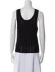 Veronica Beard Scoop Neck Sleeveless Top