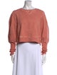 Veronica Beard Bateau Neckline Long Sleeve Sweatshirt