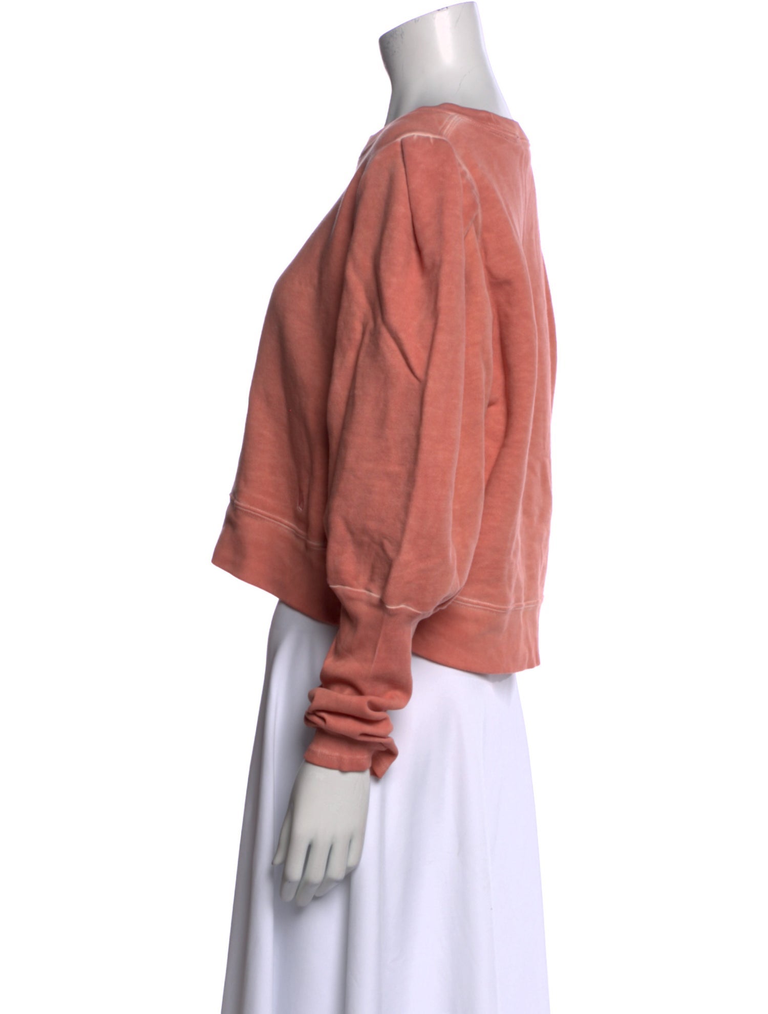 Veronica Beard Bateau Neckline Long Sleeve Sweatshirt